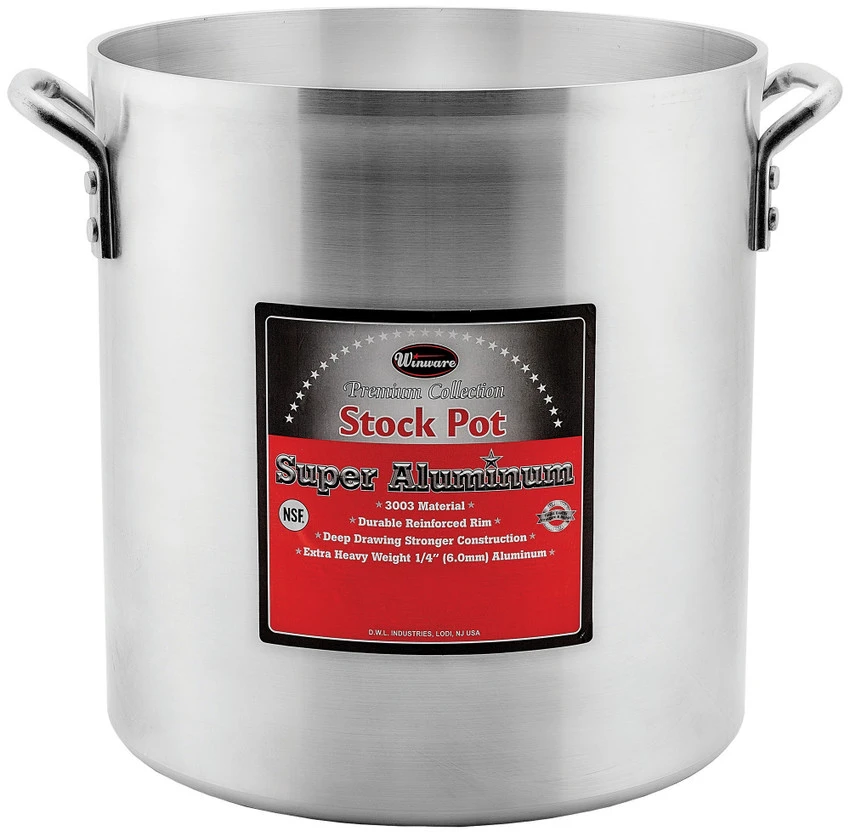 Winco AXHH-20 20 Qt Professional Stock Pot 3 Winco AXHH-20 20 Qt Professional Stock Pot