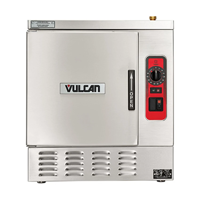 Vulcan C24EA3 PLUS-E 3 Pan Electric Countertop Convection Steamer - 208 Volts 8.5 KW 3 Vulcan C24EA3 PLUS-E 3 Pan Electric Countertop Convection Steamer - 208 Volts 8.5 KW