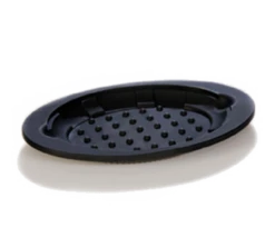 Lodge USO11 13" W X 8.75" D Silicone Oval Underliner (6 Each Per Case)