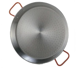 Matfer Bourgeat 71052 35-1/2" Steel Round Paella Pan
