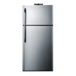 Summit BKRF18PL 29.63" W Black Solid Door Break Room Refrigerator-Freezer