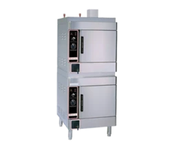 Market Forge SIRIUS II-8-NG (2) 4 Pan Natural Gas Convection Steamer - 52,000 BTU