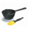 Lodge LMPB21 20 Oz. Cast Iron With Silicon Basting Brush Melting Pot (3 Each Per Case) -Kitchen Utensils Shop a2d7db9e 9cae 4ec0 9582 1c2796ada395 09494.1657518391
