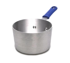 Vollrath 434112 1.5 Qt. 11 Gauge Aluminum Alloy Cool Handle With EverTite Riveting Wear-Ever Tapered Sauce Pan