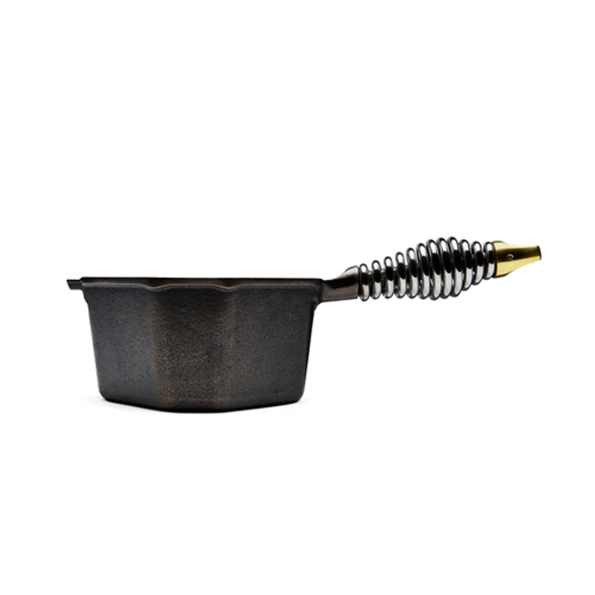 Lodge SP1Q-10001 12.25" W X 6" D X 4.25" H Octagonal Pre-Seasoned Cast Iron Finex Sauce Pot 3 Lodge SP1Q-10001 12.25" W X 6" D X 4.25" H Octagonal Pre-Seasoned Cast Iron Finex Sauce Pot
