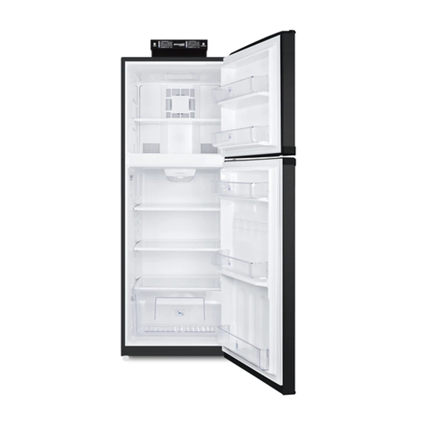 Summit BKRF14B 26" W Black Solid Door Break Room Refrigerator-Freezer 4 Summit BKRF14B 26" W Black Solid Door Break Room Refrigerator-Freezer - Image 2