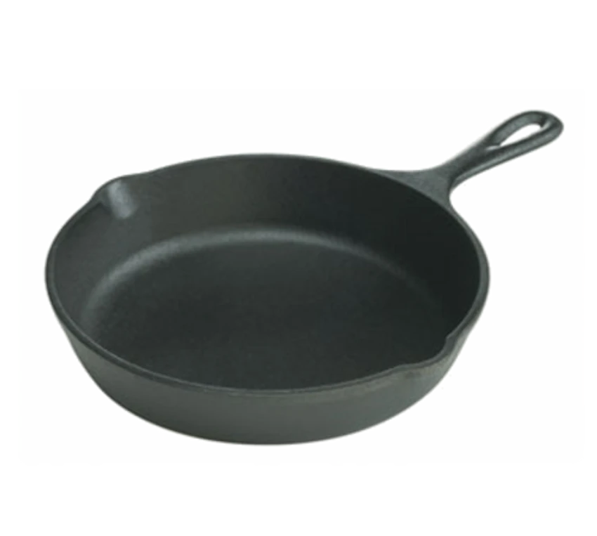 Lodge L6SK3 9.6875" Round Cast Iron With Single Handle Skillet (3 Each Per Case) 3 Lodge L6SK3 9.6875" Round Cast Iron With Single Handle Skillet (3 Each Per Case)