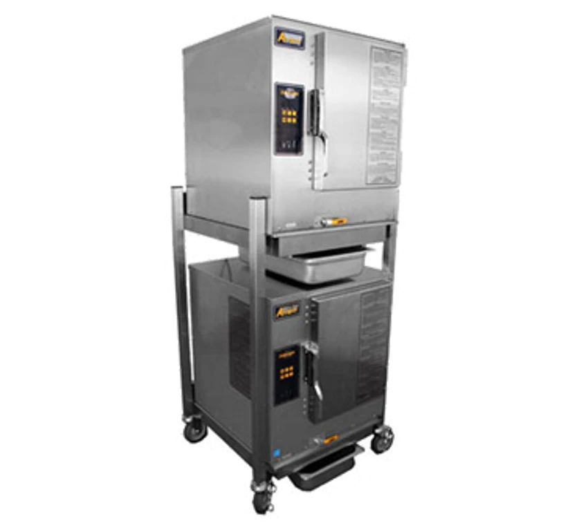 AccuTemp P61201D060 DBL-LP 6 Pans Liquid Propane Convection Steamer Two Connectionless Evolution Boilerless - 60,000 BTU 3 AccuTemp P61201D060 DBL-LP 6 Pans Liquid Propane Convection Steamer Two Connectionless Evolution Boilerless - 60,000 BTU