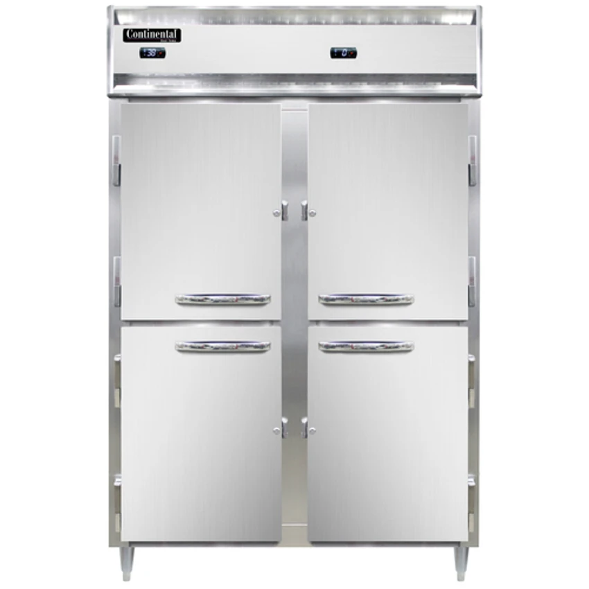 Continental Refrigerator DL2RF-HD 52" W Two-Section Solid Door Reach-In Designer Line Refrigerator/Freezer 3 Continental Refrigerator DL2RF-HD 52" W Two-Section Solid Door Reach-In Designer Line Refrigerator/Freezer