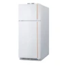 Summit BKRF18WCPLHD 29.63" W White Solid Door Accucold Break Room Refrigerator-Freezer
