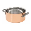 Matfer Bourgeat 367028 8.5 Qt. Stainless Steel Or Copper Bourgeat Casserole Pan