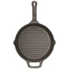 Winco CAGP-10R 10 1/4" Dia X 1 3/4" H Cast Iron Round FireIron Induction Grill Pan