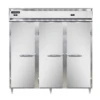 Continental Refrigerator DL3RFF 78" W Three-Section Solid Door Reach-In Designer Line Refrigerator/Freezer