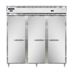 Continental Refrigerator DL3RFF 78" W Three-Section Solid Door Reach-In Designer Line Refrigerator/Freezer