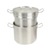 Thunder Group SLDB020 20 Qt. Stainless Steel Encapsulated Base Double Boiler With Cover