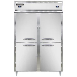 Continental Refrigerator DL2RFS-SA-HD 52" W Two-Section Solid Door Reach-In Designer Line Refrigerator/Freezer
