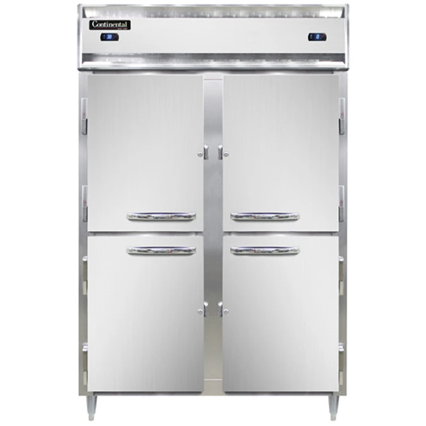 Continental Refrigerator DL2RFS-SA-HD 52" W Two-Section Solid Door Reach-In Designer Line Refrigerator/Freezer 3 Continental Refrigerator DL2RFS-SA-HD 52" W Two-Section Solid Door Reach-In Designer Line Refrigerator/Freezer