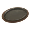 Lodge LJOSH3 13" W Cast Iron Oval Serving Griddle (3 Each Per Case)
