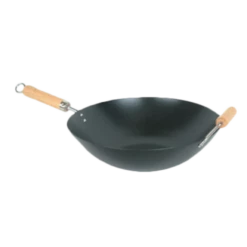 Thunder Group TF002 Carbon Steel 2 Handles Wok
