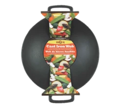 Chef Master 06106X Cast Iron Mr. Bar-B-Q Classic Prestige Grill Topper Wok