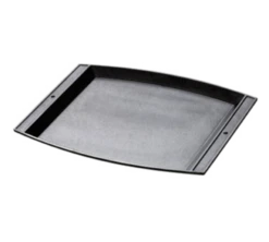 Lodge LJSCP3 15" W X 12" D Rectangular Double Burner Cast Iron Chef's Platter (3 Each Per Case)