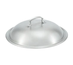 Vollrath 49429 14" Dia. 3-Ply Construction Satin Finish Interior & Exterior With Mirror Finish Handle Miramar High Dome Cover
