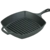 Lodge L8SGP3 10.5" Dia. X 2.62" H Square With Helper Handle Cast Iron Grill Pan (3 Each Per Case)