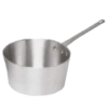 Vollrath 7345 5.5 Quart 3000 Series Aluminum Riveted Handle With Natural Finish Arkadia Sauce Pan
