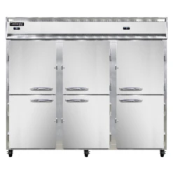 Continental Refrigerator 3RRFE-HD 85.5" W Three-Section Solid Door Reach-In Extra-Wide Refrigerator/Freezer