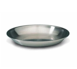 Matfer Bourgeat 713745 17-3/4" Stainless Steel Round Seafood Tray