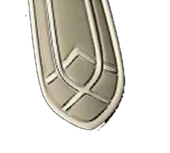 Bon Chef S1401 6.32" 18/10 Stainless Steel Viva Bouillon Spoon