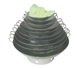 Town 34722 22" Hand Hammered Steel Cantonese Wok