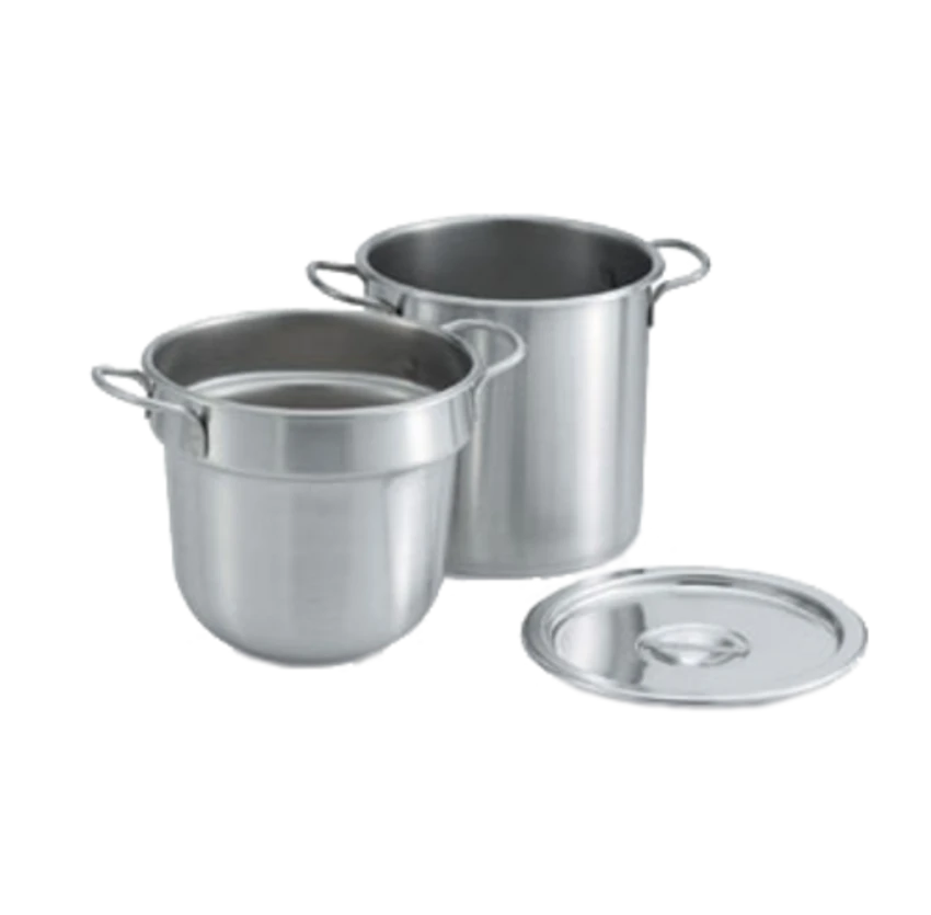 Vollrath 77133 Stainless Steel With Flat Bottom 11" Deep Double Boiler Inset 3 Vollrath 77133 Stainless Steel With Flat Bottom 11" Deep Double Boiler Inset