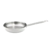 Thunder Group SLSFP011 11" Dia. Stainless Steel Round Welded Handle Fry Pan