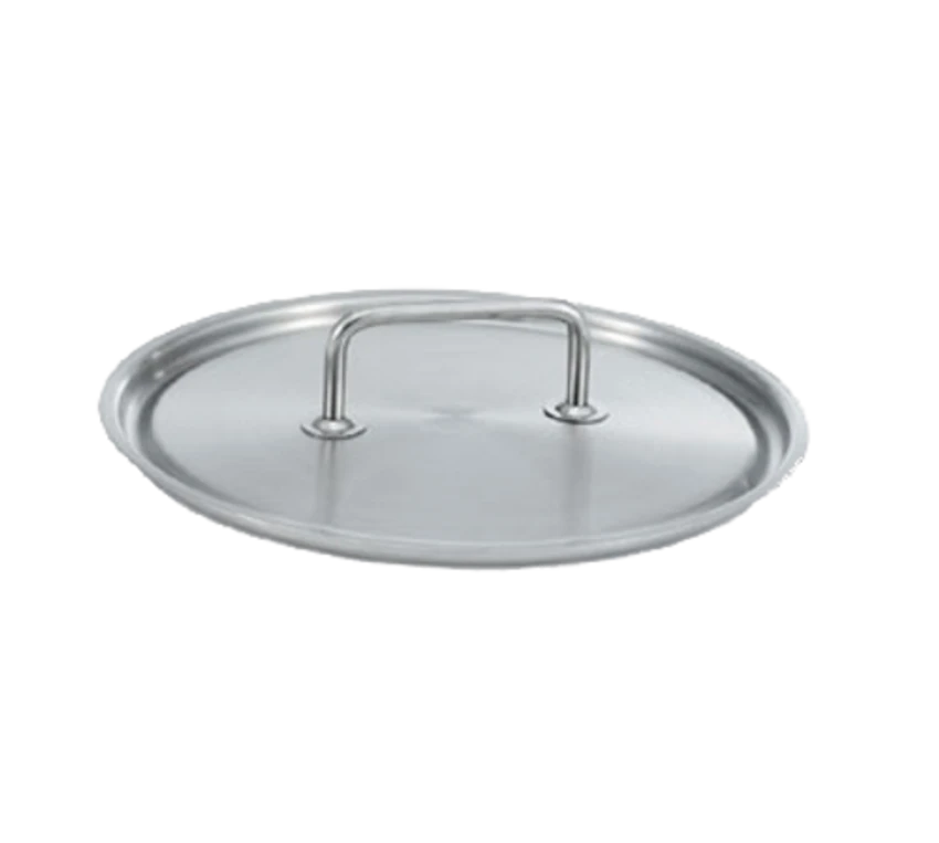 Vollrath 47773 9.4" Dia. Round Stainless Steel Intrigue Cover 3 Vollrath 47773 9.4" Dia. Round Stainless Steel Intrigue Cover