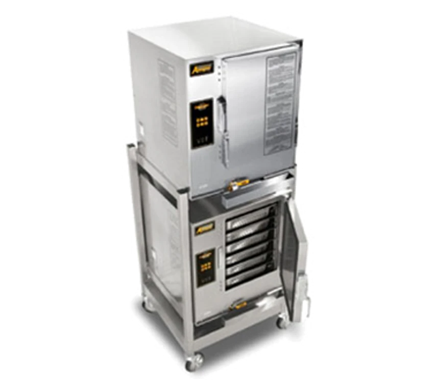 AccuTemp E62083D150 DBL 6 Pans Convection Steamer Two Connectionless Evolution Boilerless - 208 Volts 4 AccuTemp E62083D150 DBL 6 Pans Convection Steamer Two Connectionless Evolution Boilerless - 208 Volts - Image 2