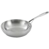 Vollrath 49416 8" 1.25 Qt. Stainless Steel And Aluminum Miramar Display Cookware Saute Pan