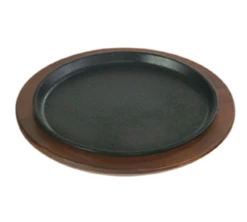 Lodge L7OGH3 9.25" W Cast Iron Round Old Style Griddle (6 Each Per Case)