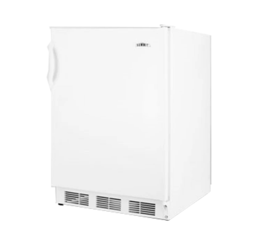 Summit AL650W 23.63" W White Undercounter Refrigerator-Freezer 3 Summit AL650W 23.63" W White Undercounter Refrigerator-Freezer
