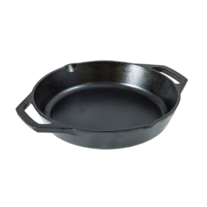 Lodge L10SKL 12.625" Round Cast Iron With Dual Handle Skillet (3 Each Per Case) 3 Lodge L10SKL 12.625" Round Cast Iron With Dual Handle Skillet (3 Each Per Case)