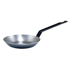 Winco CSFP-11 10.38" Carbon Steel French Style Fry Pan