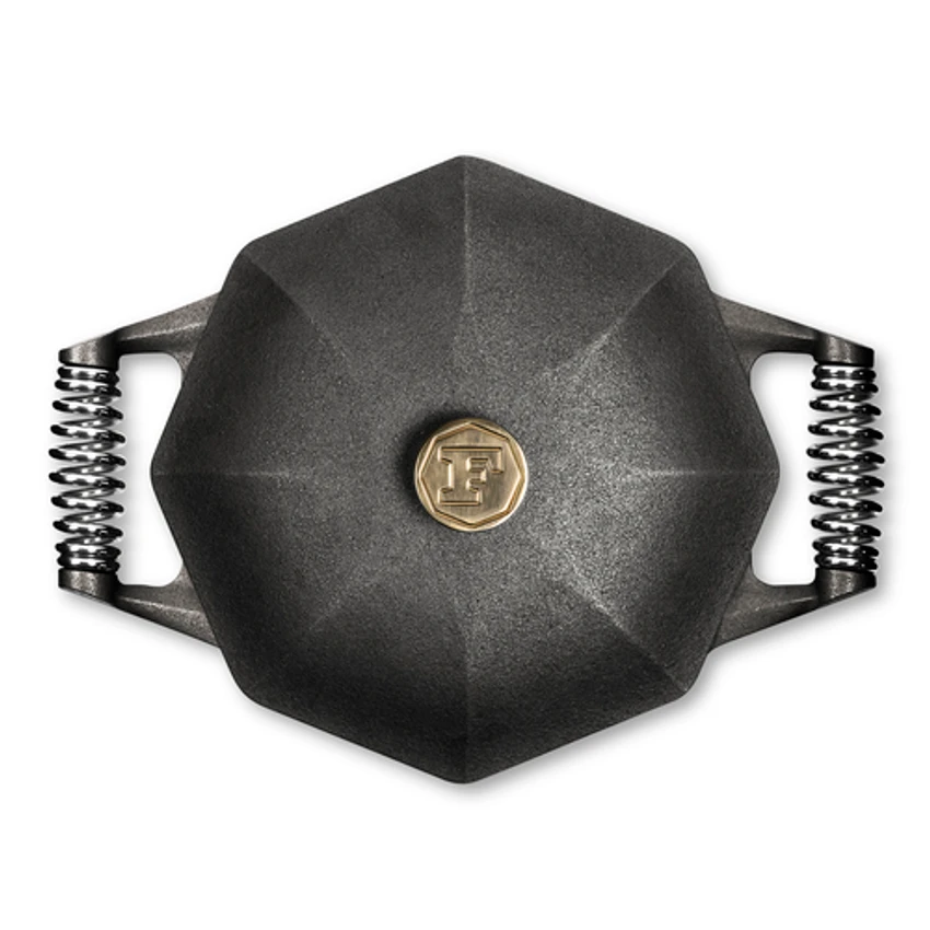 Lodge DL5-10001 5 Qt. Black Cast Iron Octagonal Finex Dutch Oven With Lid 3 Lodge DL5-10001 5 Qt. Black Cast Iron Octagonal Finex Dutch Oven With Lid